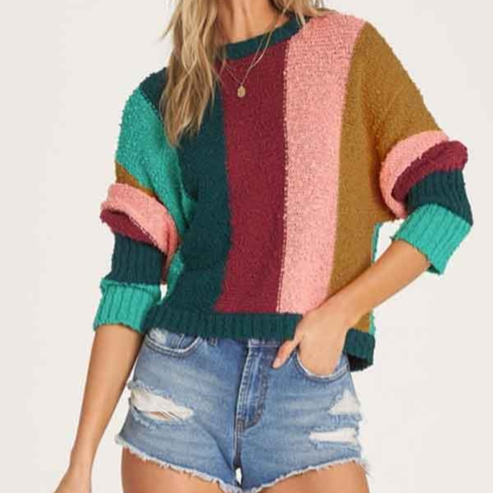Billabon Multi Colored Sweater